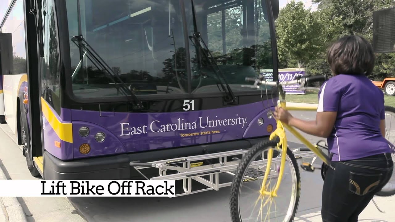 How to Use the Bike Rack on ECU Buses