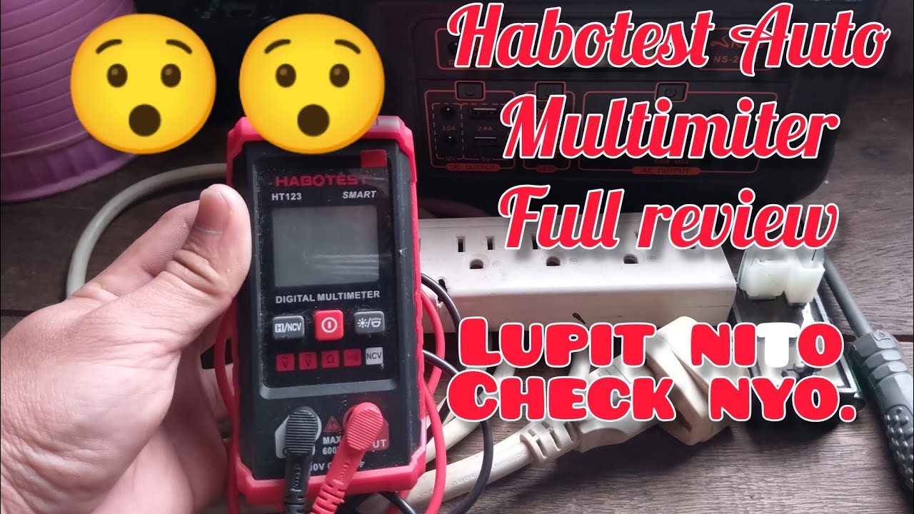 Habotest Multimeter Full Review/Paano gamiten.