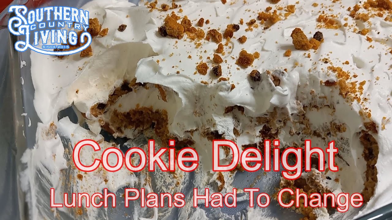 Cookie Delight  --  Lunch Plans Had To Change