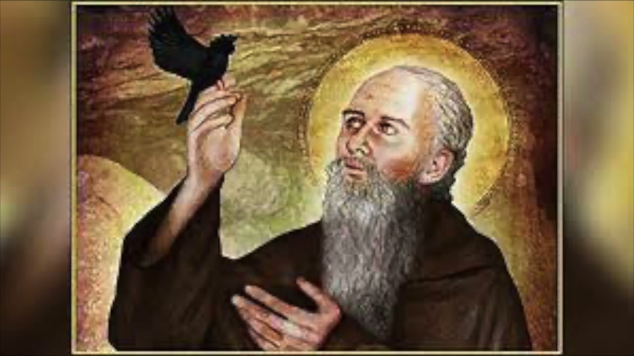 Saint of the Day - June 3 - Saint Kevin of Glendalough