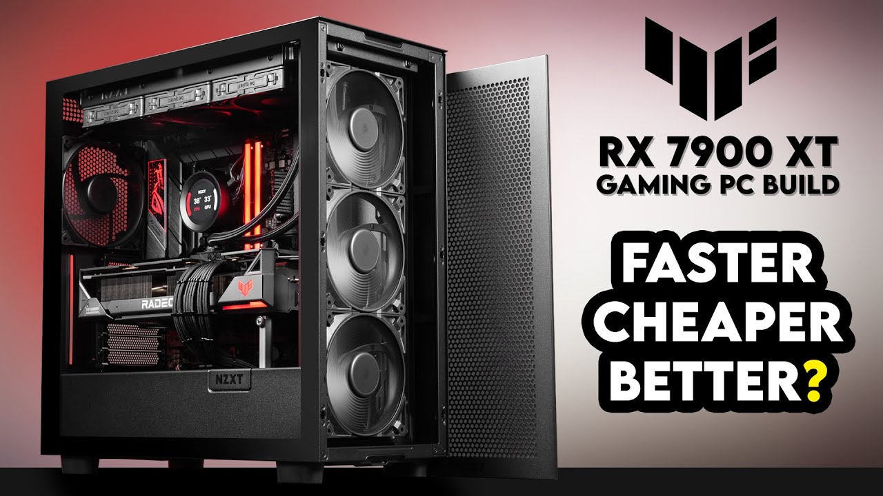 A New Era for AMD! | RX 7900 XT ASUS TUF Gaming PC Build | NZXT H7 Flow, Airflow & Gameplay, Radeon