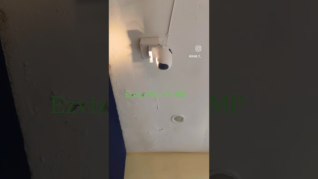 EZVIZ H9C 5MP DUEL LENS WIFI CCTV CAMERA 360* ROTATION NIGHT COLOUR WITH AUDIO QUALITY CHECK #cctv