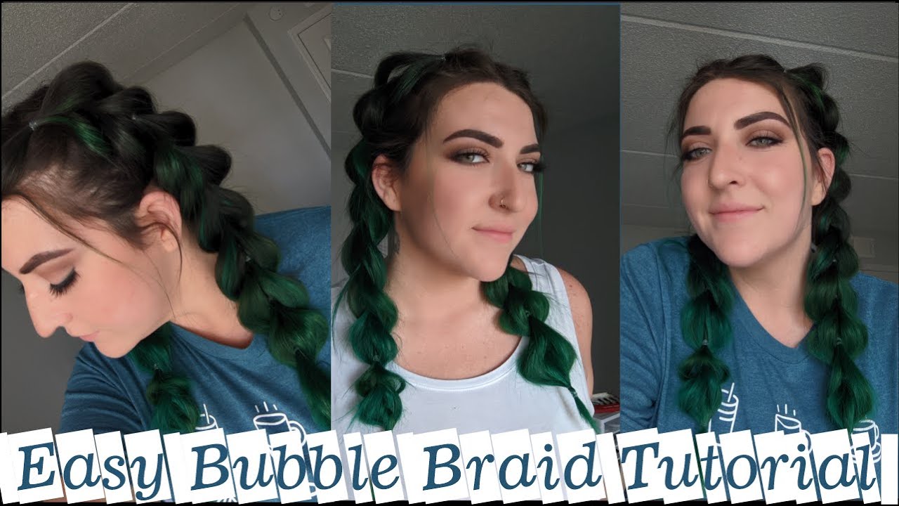 EASY Bubble Braid Tutorial that anyone can do!!