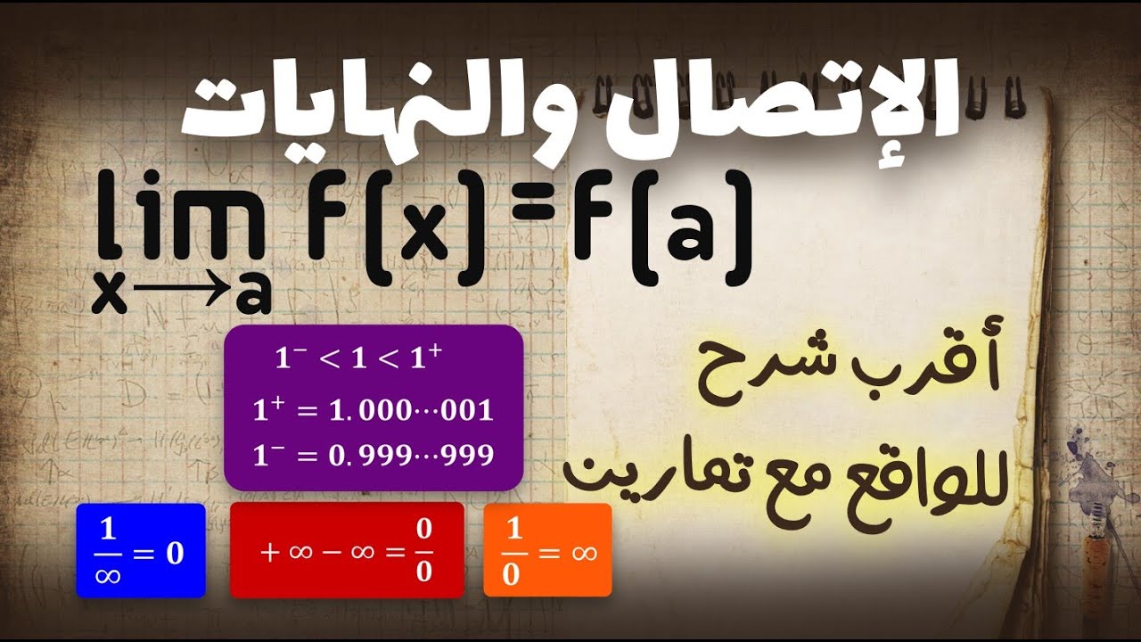 الإتصال والنهايات مع تمارين ومحاكاة مع الواقع
