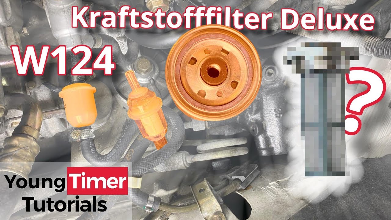 Mercedes ALLE Dieselfilter / Kraftstofffilter wechseln OM601 200D W124 W201 W202