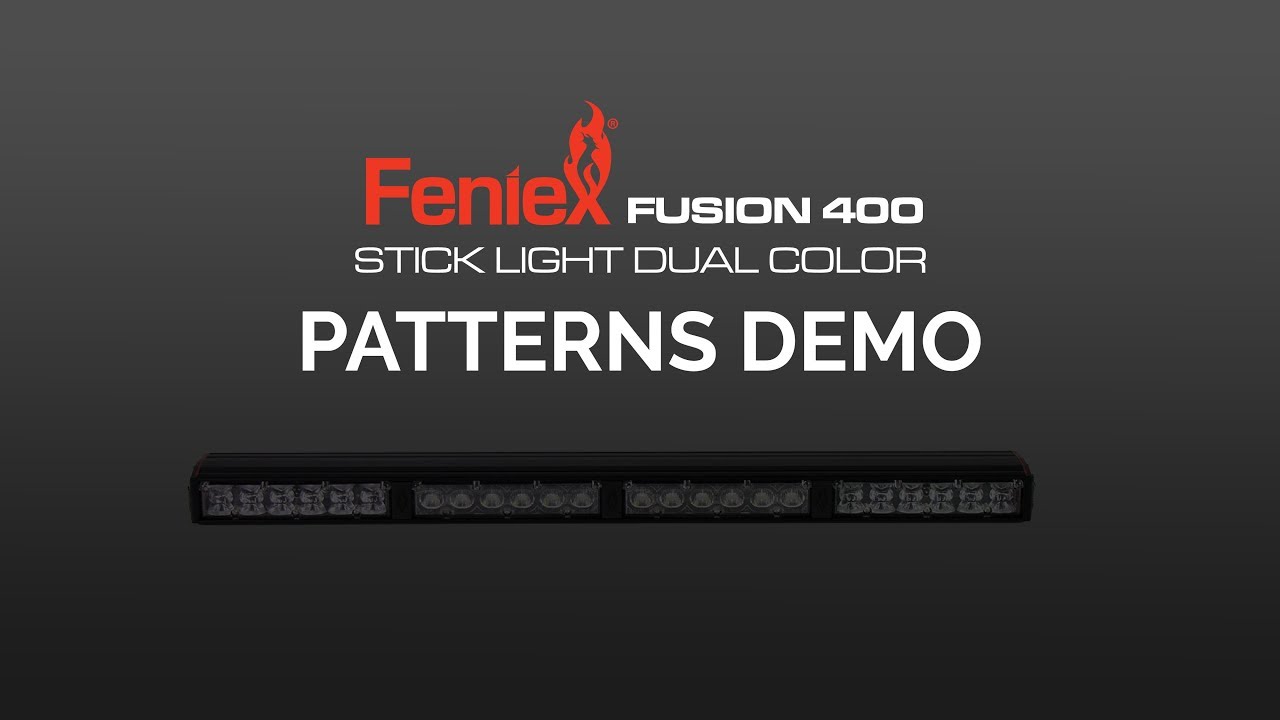 Feniex Fusion 400 Stick Flash Pattern Demo