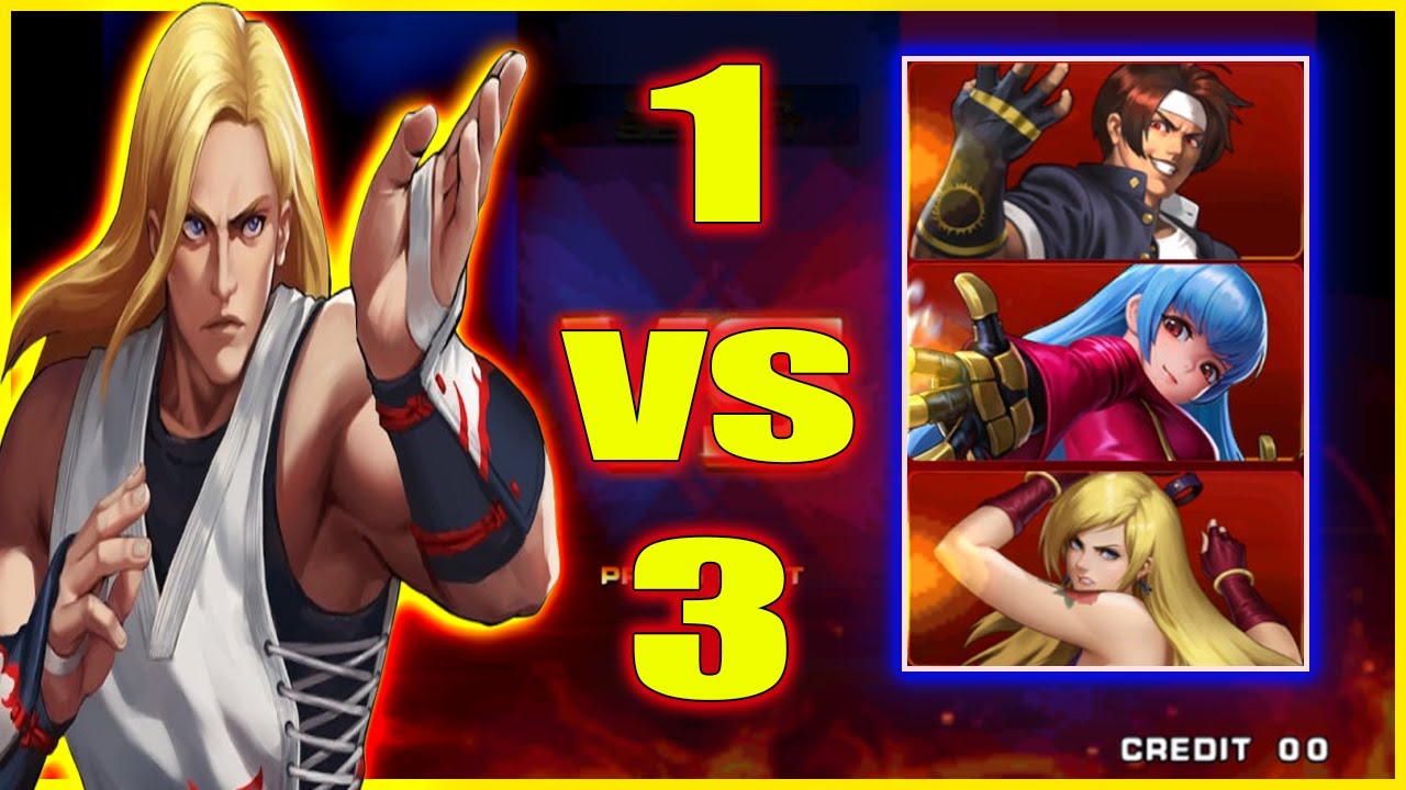 ღ KOF98UMOL ✪  ANDY XV 1vs3 SMAX ( JENET + KULA + KUSANAGI)...【アンディXV Ver 】💥