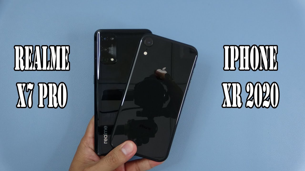 Realme X7 Pro vs iPhone XR 2020 | SpeedTest and Camera comparison