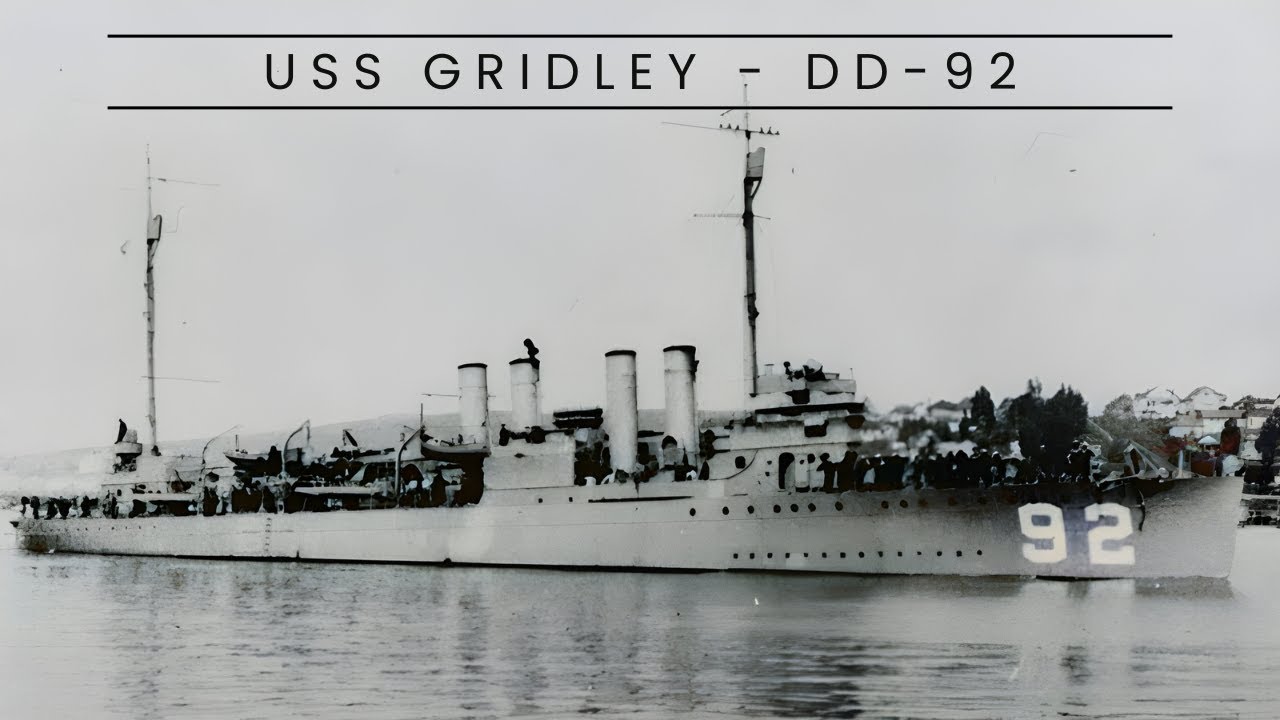 USS Gridley - DD-92 (Destroyer)