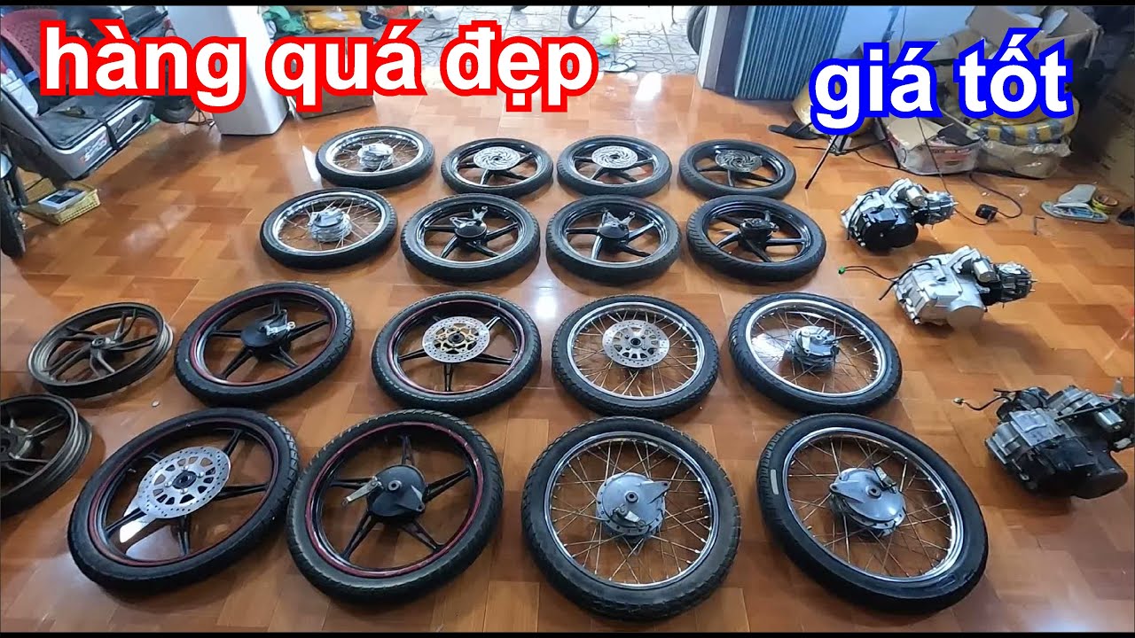 Em mới về được ít cặp bánh mâm bánh căm honda yamaha còn quá đẹp giá bao rẻ cho cả nhà mình