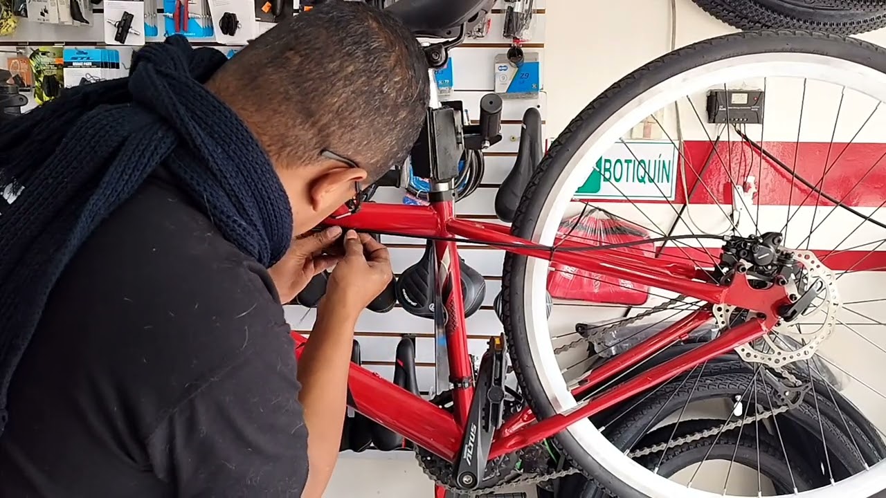 instalación completa frenos hidráulicos Shimano mt 200