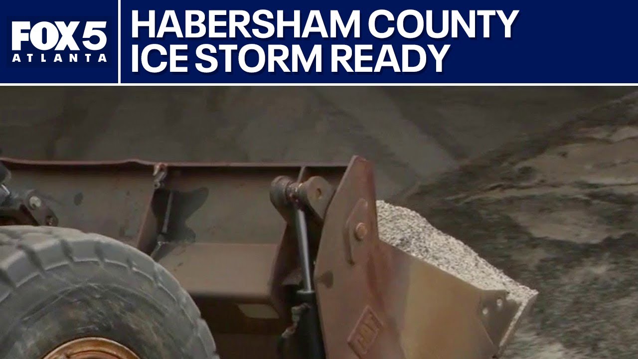 Habersham crews ready snow plows and salt for big freeze | FOX 5 News