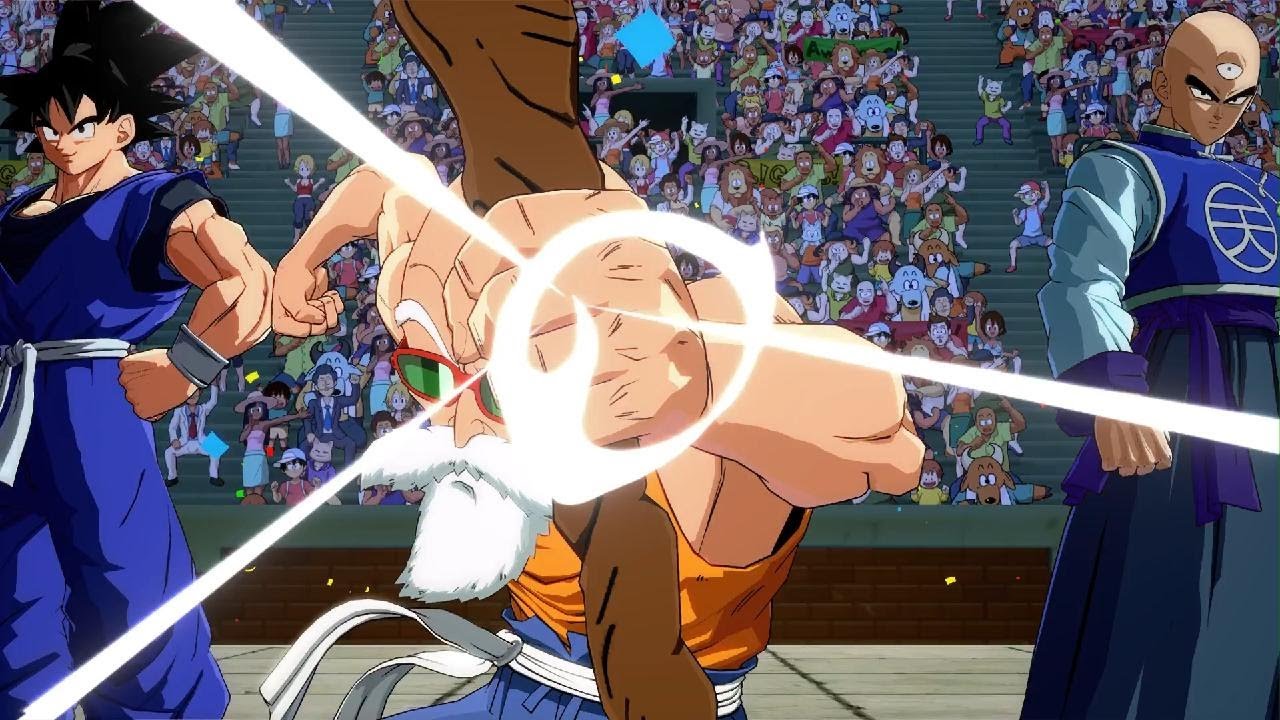DBFZ 🧑‍🎤 Master Roshi Krillin Goku vs 🦸🏼 Piccolo Krillin Yamcha