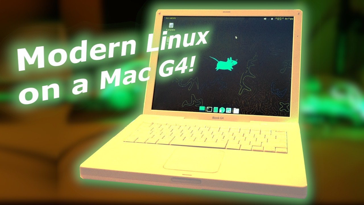 Modern Linux on a PowerPC Mac! Adélie Linux!