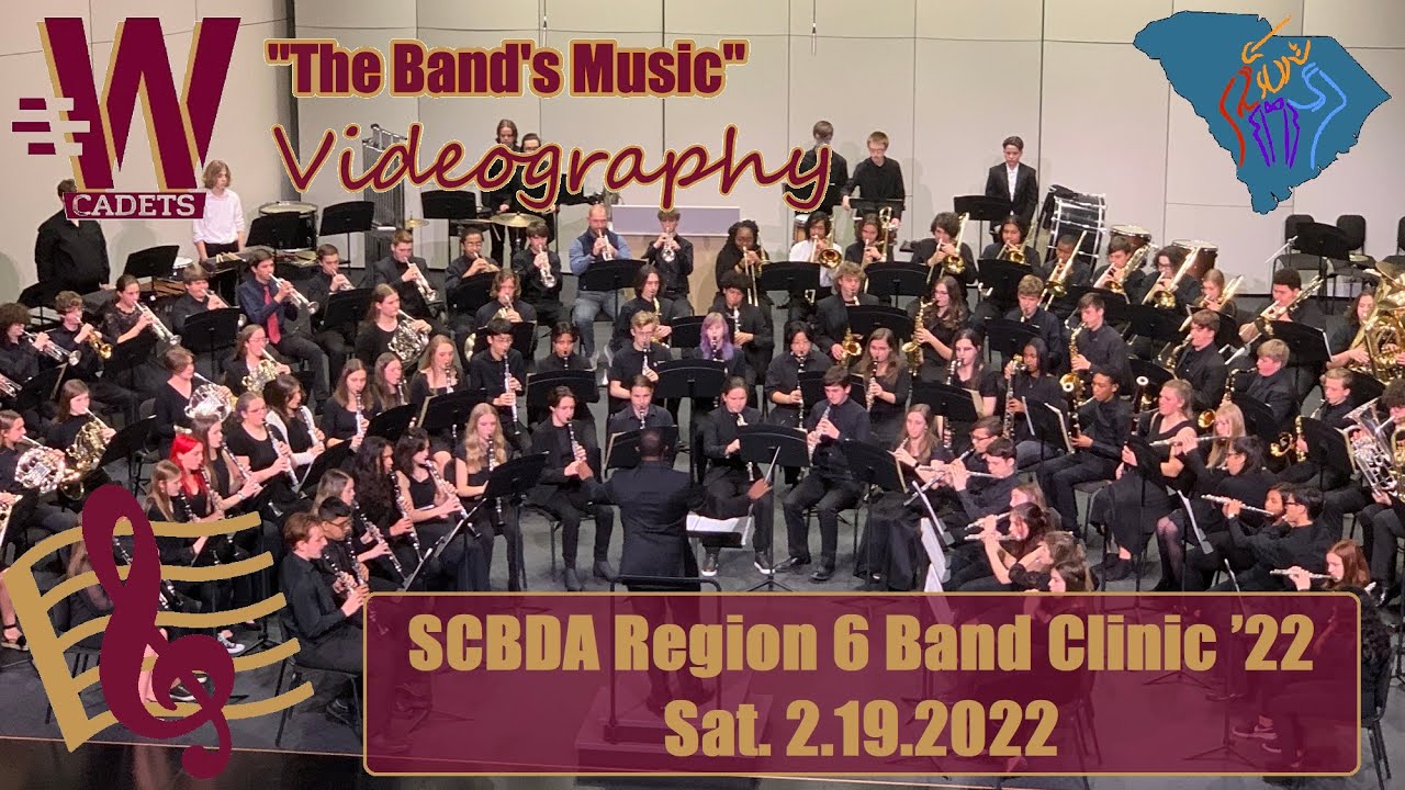 SCBDA Region 6 Band Clinic &rsquo;22 | &ldquo;The Band's Music&rdquo; &bull; Sat. 2.19.2022