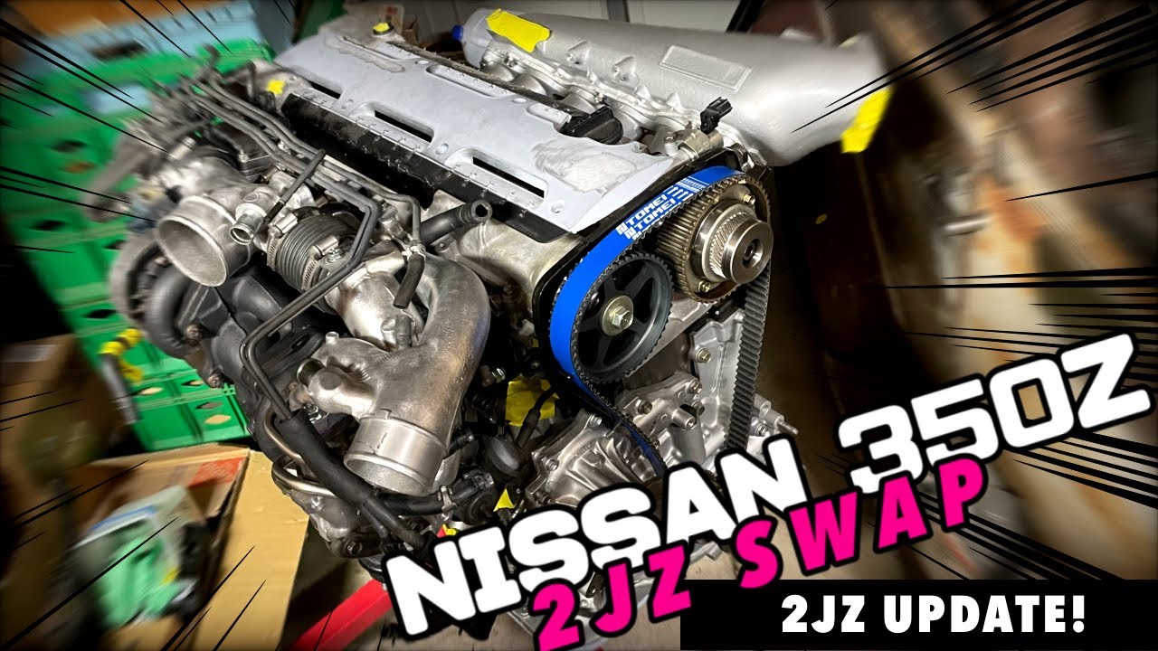 Progress Update on the 2JZ GTE Build- Turbo Install and 350z Swap Plans