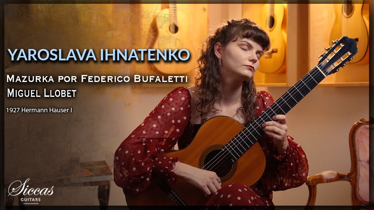A Memorable Performance by Yaroslava on a FASCINATING Vintage Guitar | Mazurka by Miguel Llobet