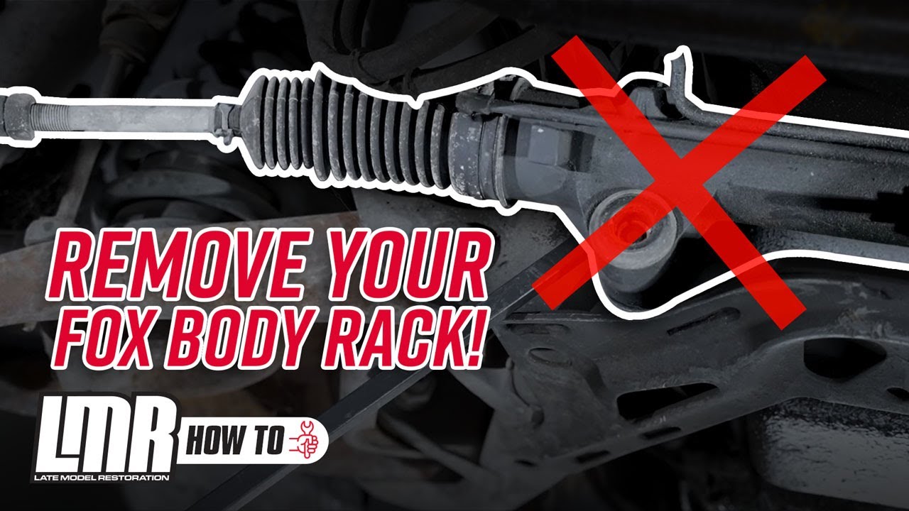 How To Remove Power Steering Rack | Fox Body Mustang (79-93)