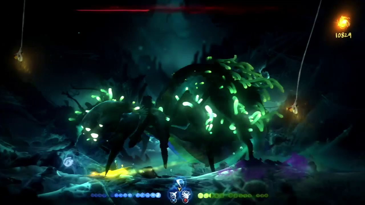 Ori Vs Mora (jefe de abismo enmohecido)