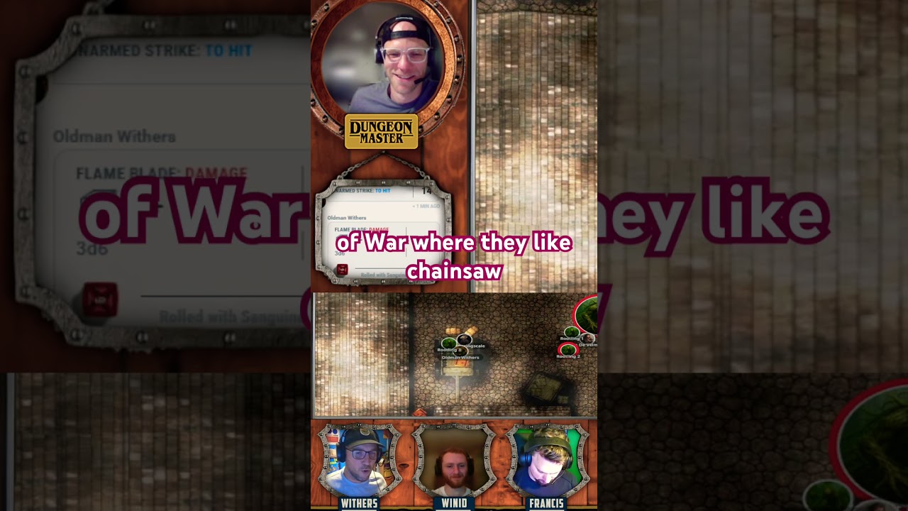 Wizard cuts him in half #gaming #dungeonsanddragons #rpgaday #roleplayinggame #dndlive
