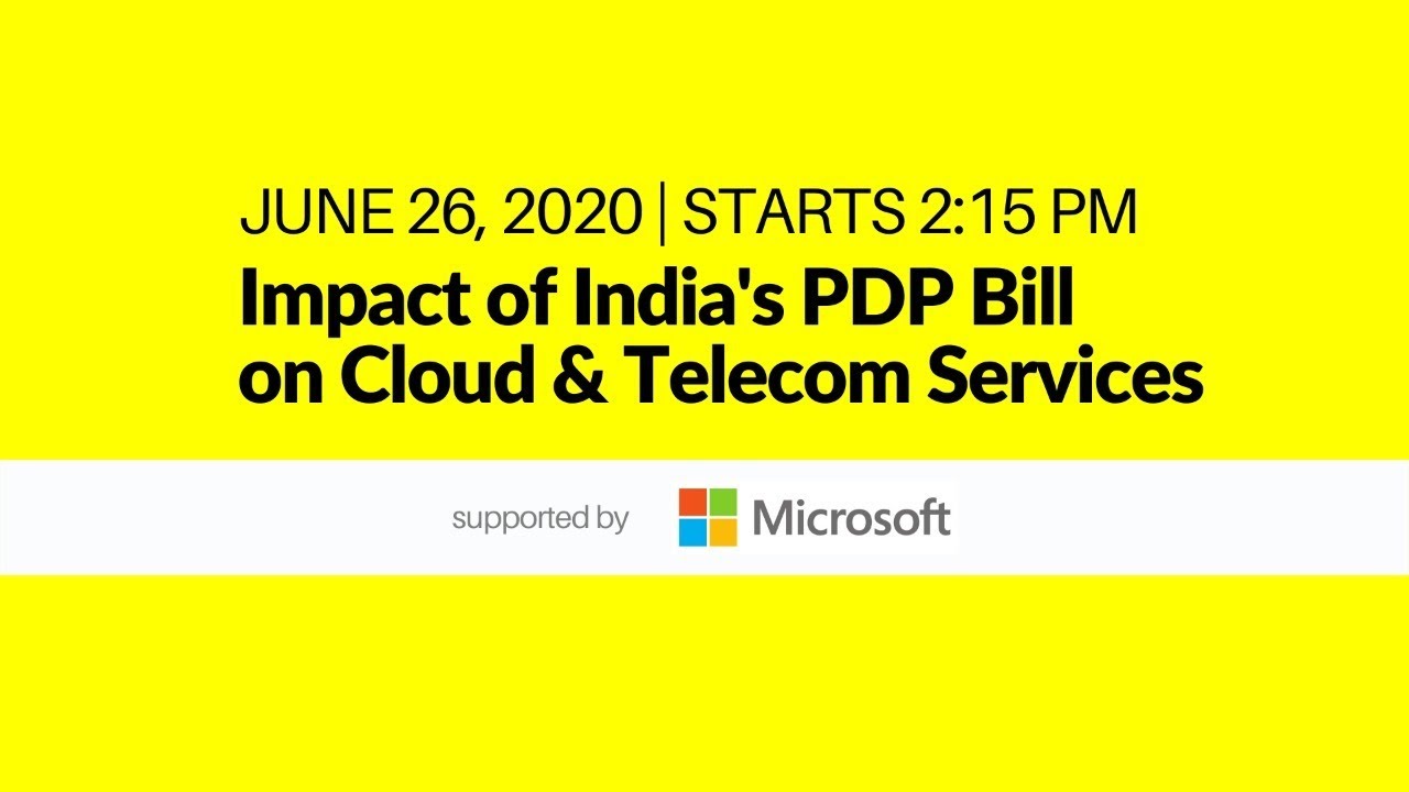 Impact of India's Personal Data Protection Bill, 2019 on Cloud & Telecom