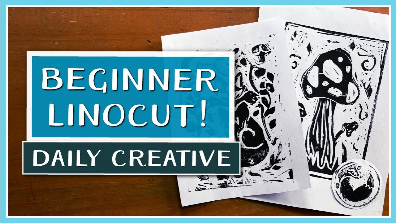 Linocutting for Beginners | My First Linoprint (Essdee Lino Kit)