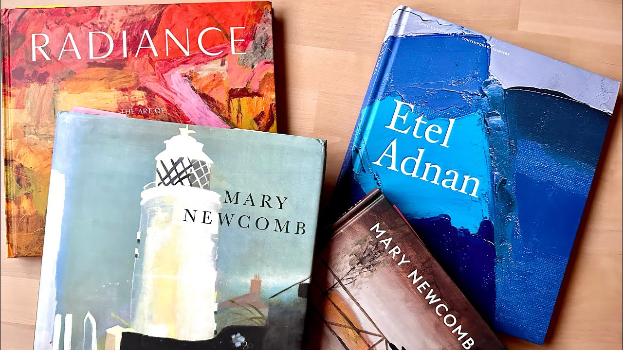 Art books: Mary Newcomb, Elisabeth Cummings, Ethel Adnan