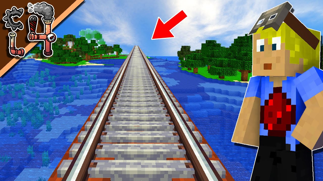 Die LÄNGSTEN GLEISE auf dem SERVER! Minecraft Create 4 #24