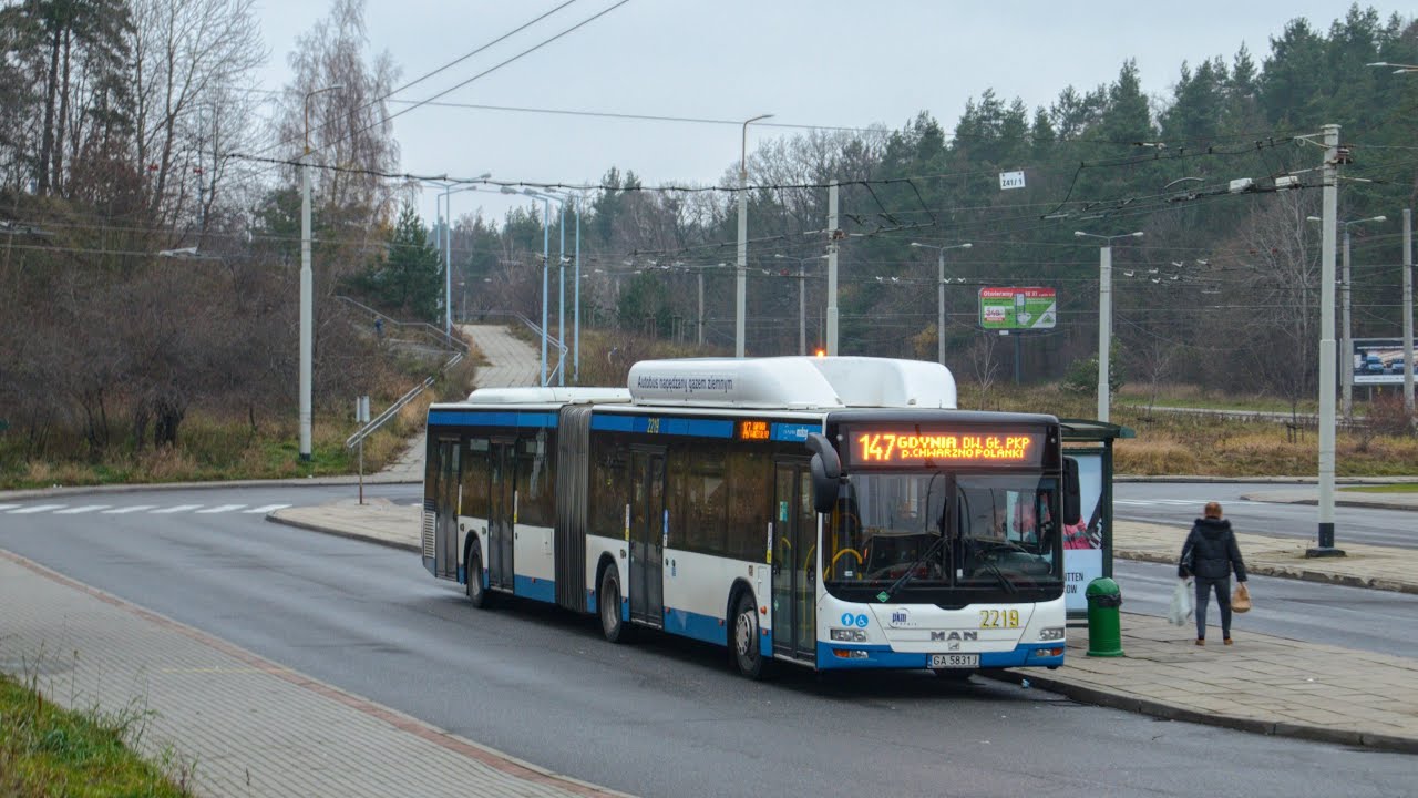 PKM Gdynia - MAN NG313 Lion's City G CNG #2219 | linia 305
