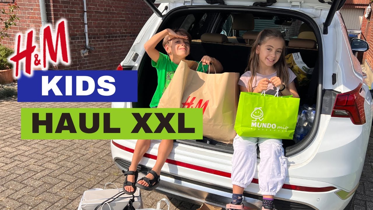 XXL KIDS HAUL H&M - Spielempfehlung - Familien Alltag - Vlog Rosislife