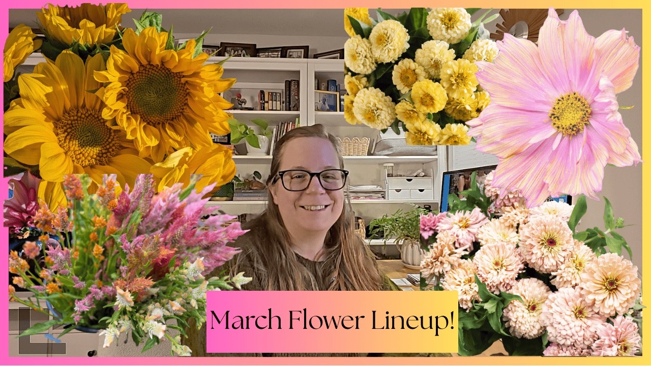 Every Cut Flower I’m Starting from Seed in March 🌸 (Full List!)