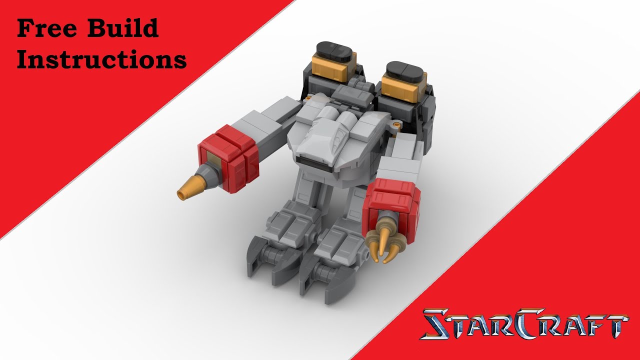 FREE INSTRUCTIONS | LEGO Terran SCV MOC