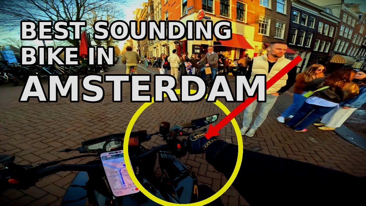 Cruising through Amsterdam on the Nuda 900R