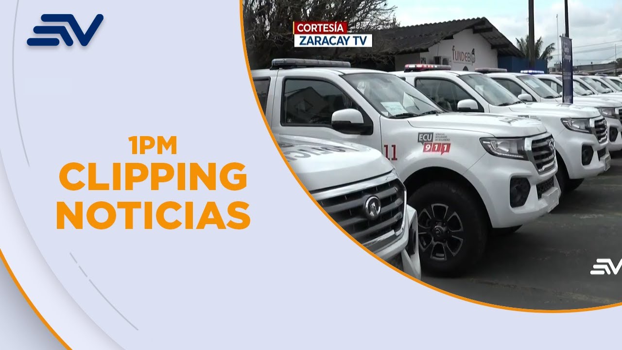 Policía recibió 12 camionetas del Consejo de Seguridad Ciudadana | Televistazo | Ecuavisa