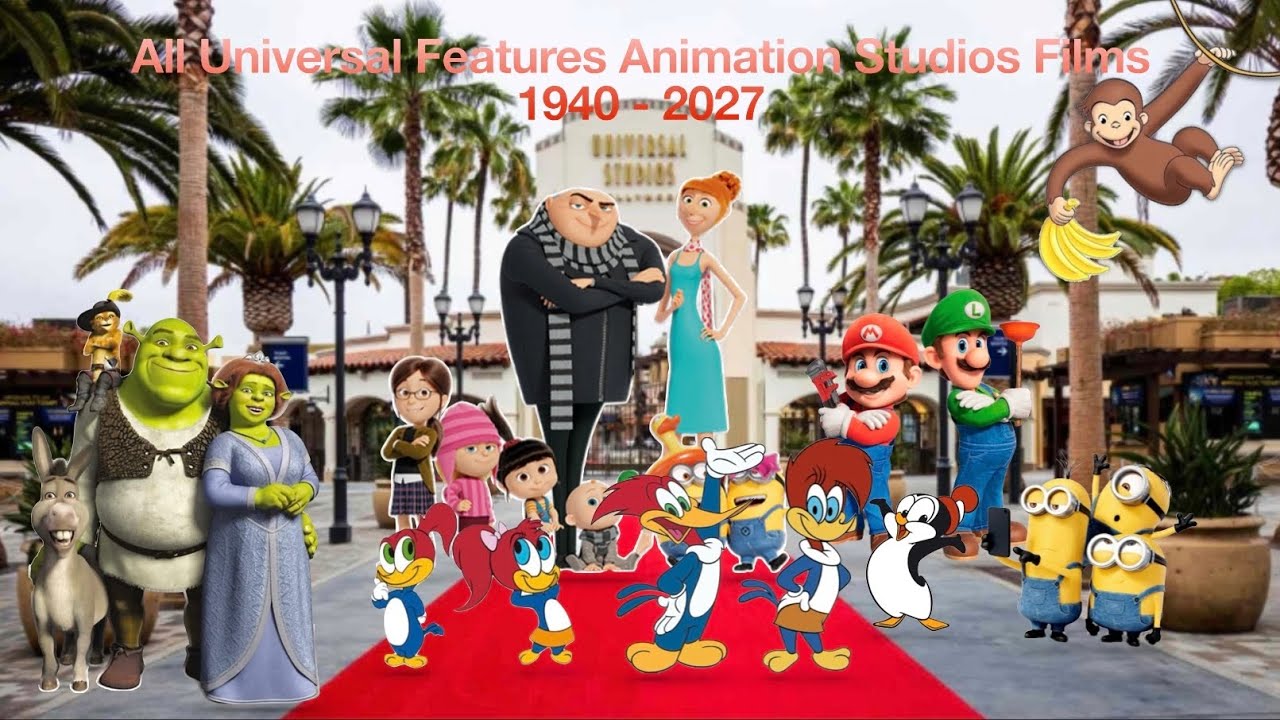 All Universal Features Animation Studios Films 1940 - 2027