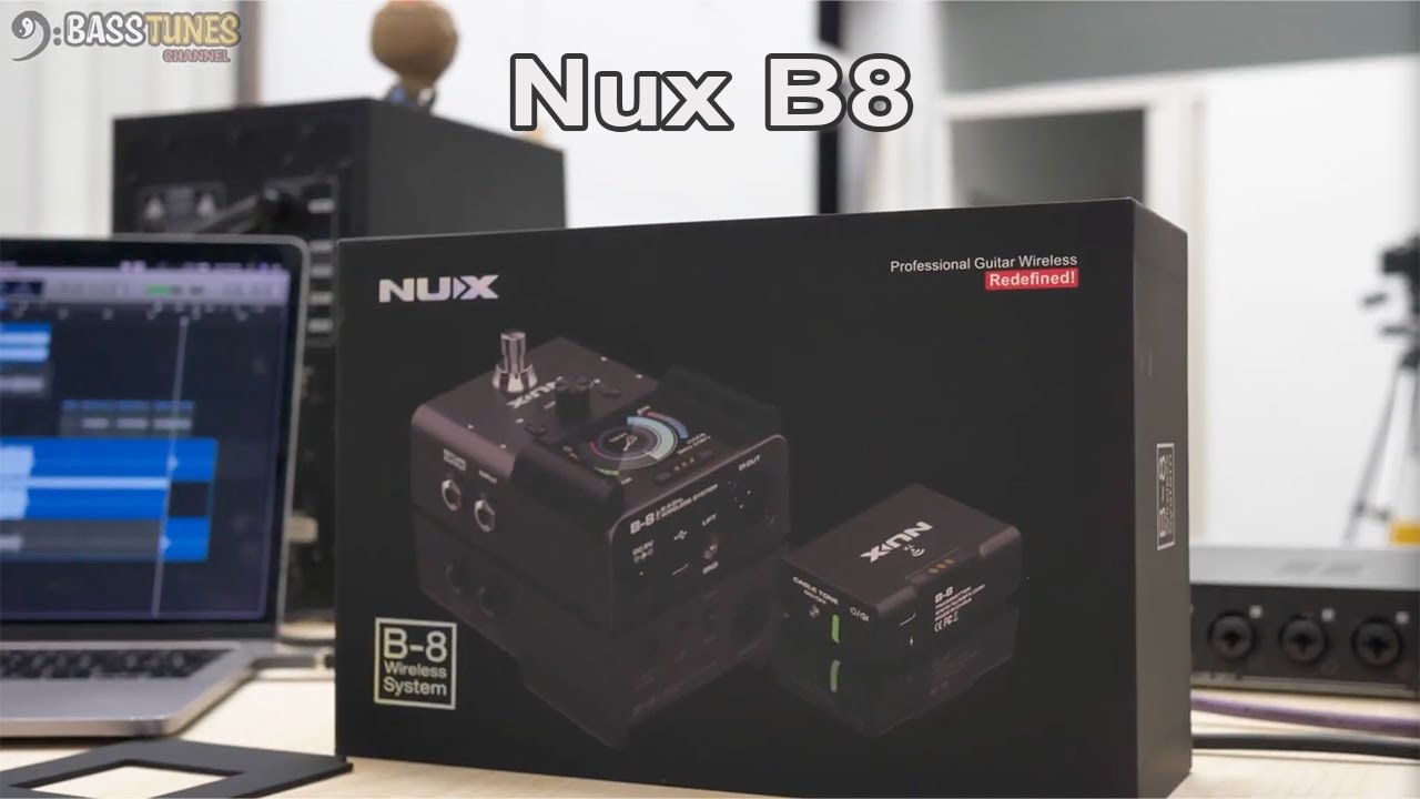 Nux B8 Inalambrico + Pedal afinaci&oacute;n - Unboxing & Test (Bajos y Guitarras)