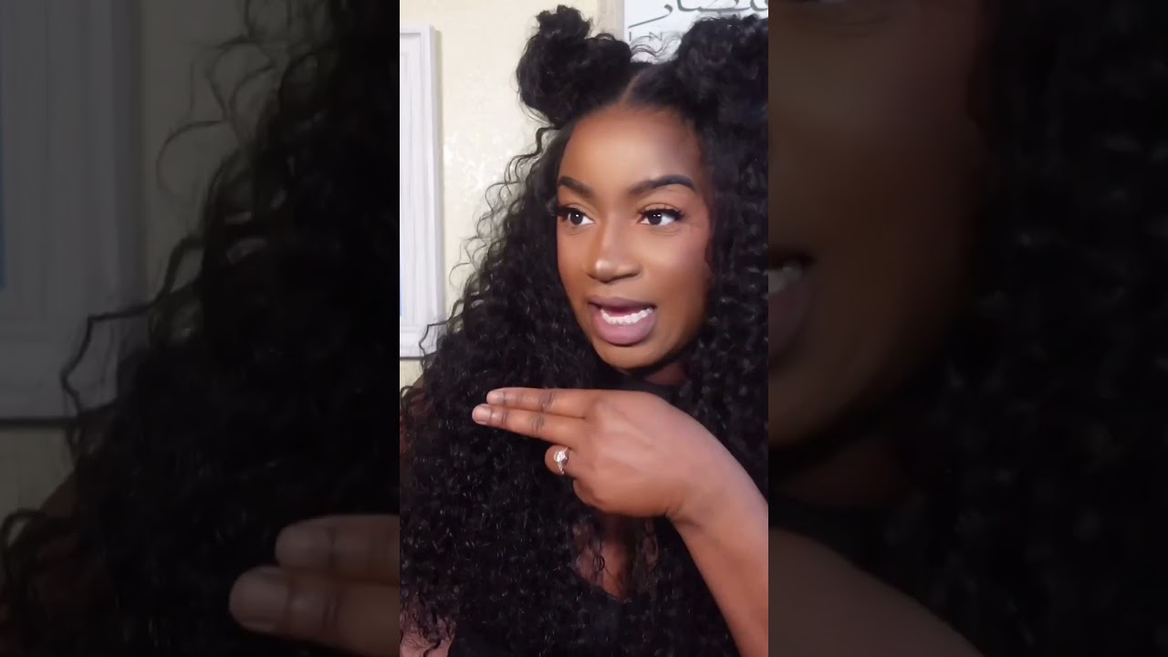 Ditch the Glue ! CurlyMe Wear and Go Wig #gluelesswig #curlymehair #humanhairwigs #wig