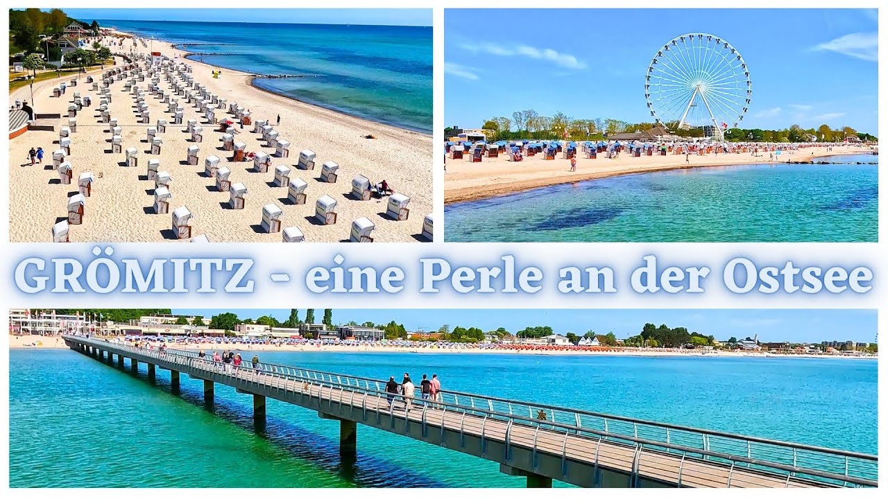GR&Ouml;MITZ - eine Perle an der Ostsee - einer der sch&ouml;nsten Str&auml;nde in Deutschland - L&uuml;becker Bucht