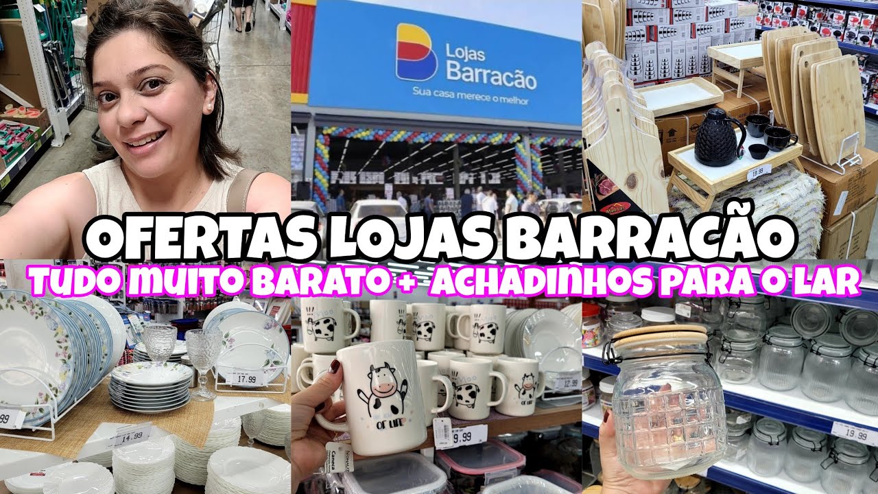 OFERTAS NA LOJAS BARRACÃO |MUITAS PROMOÇÕES |COMPRINHAS PARA O LAR| MAIS BARATA QUE A SHOPEE 