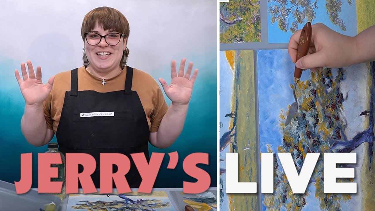 Jerry's LIVE Episode #JL331: Impressionist Oil Painting