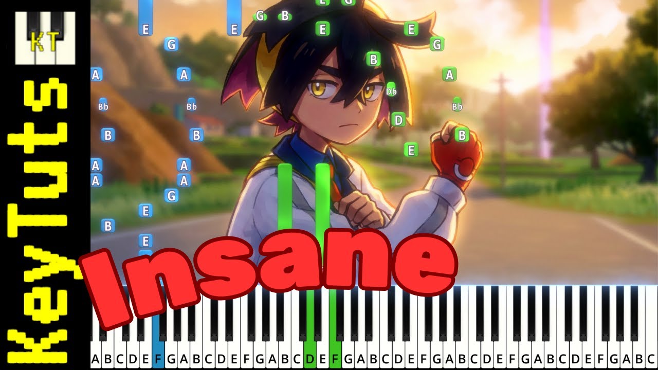 Decisive Battle Kieran! [Pokemon Scarlet and Violet] - Insane Mode [Piano Tutorial] (Synthesia)