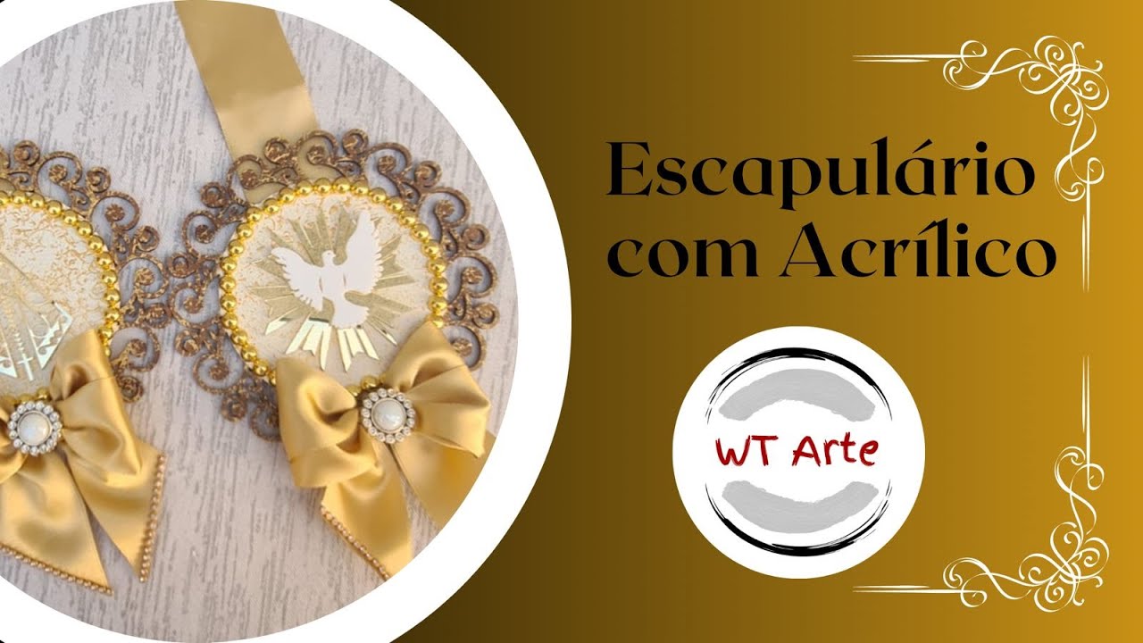 Escapulário de Porta - Fácil de fazer - Passo a Passo completo - Utilizando MDF e Acrílico
