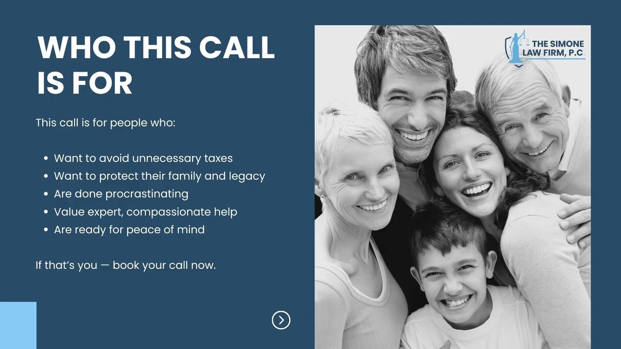 Book Your Free Estate Planning Call | Protect Your Family with Simone Law