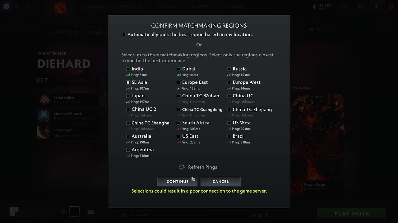 Dota 2 live session