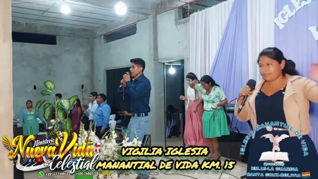 Alabanzas para Dios vigilia iglesia manantial de vida km 15 