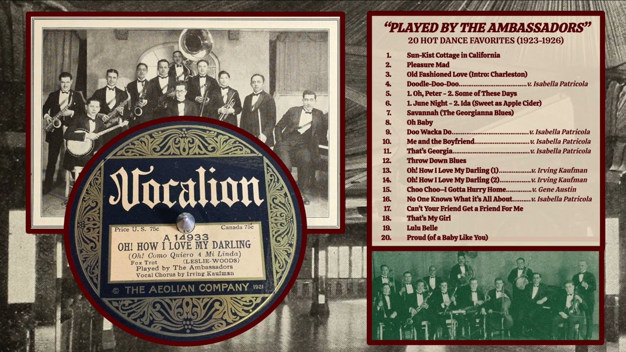 “Played by the Ambassadors” 20 Hot Dance Favorites (1923-1926)