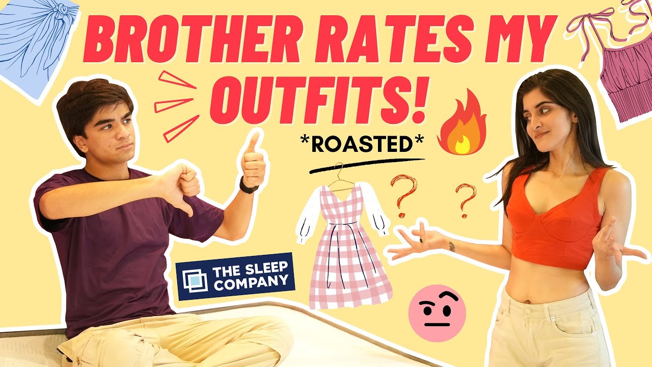 Brother rates my outfits | Navika and Shivansh