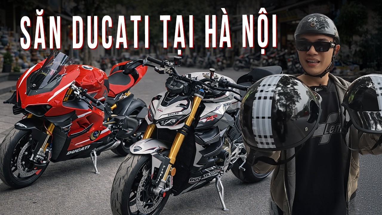 CÁC DÂN CHƠI HÀ NỘI ĐÓN TIẾP QUÁ DỮ | Vuong Khang chạy Ducati V4 đi mua Ducati V4 Top 1 Miền Bắc