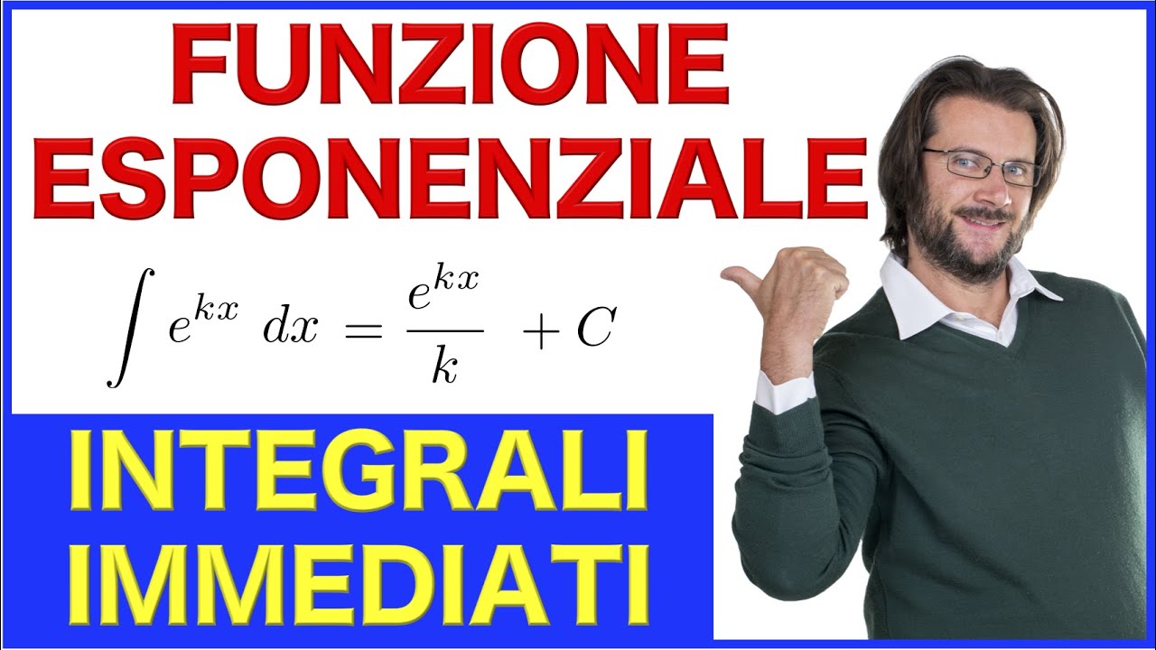 Integrali immediati e calcolo di primitive, esponenziale