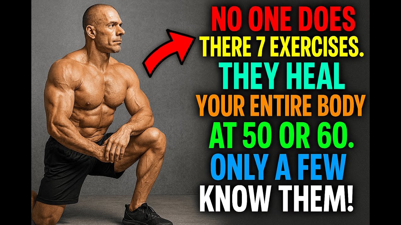 7 EXERCISES to Strengthen Your Entire Body at Home#seniorhealth #healthyaging #adviceforelderly